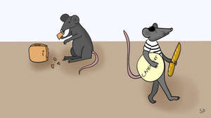 The mice only eat Dutch cheese